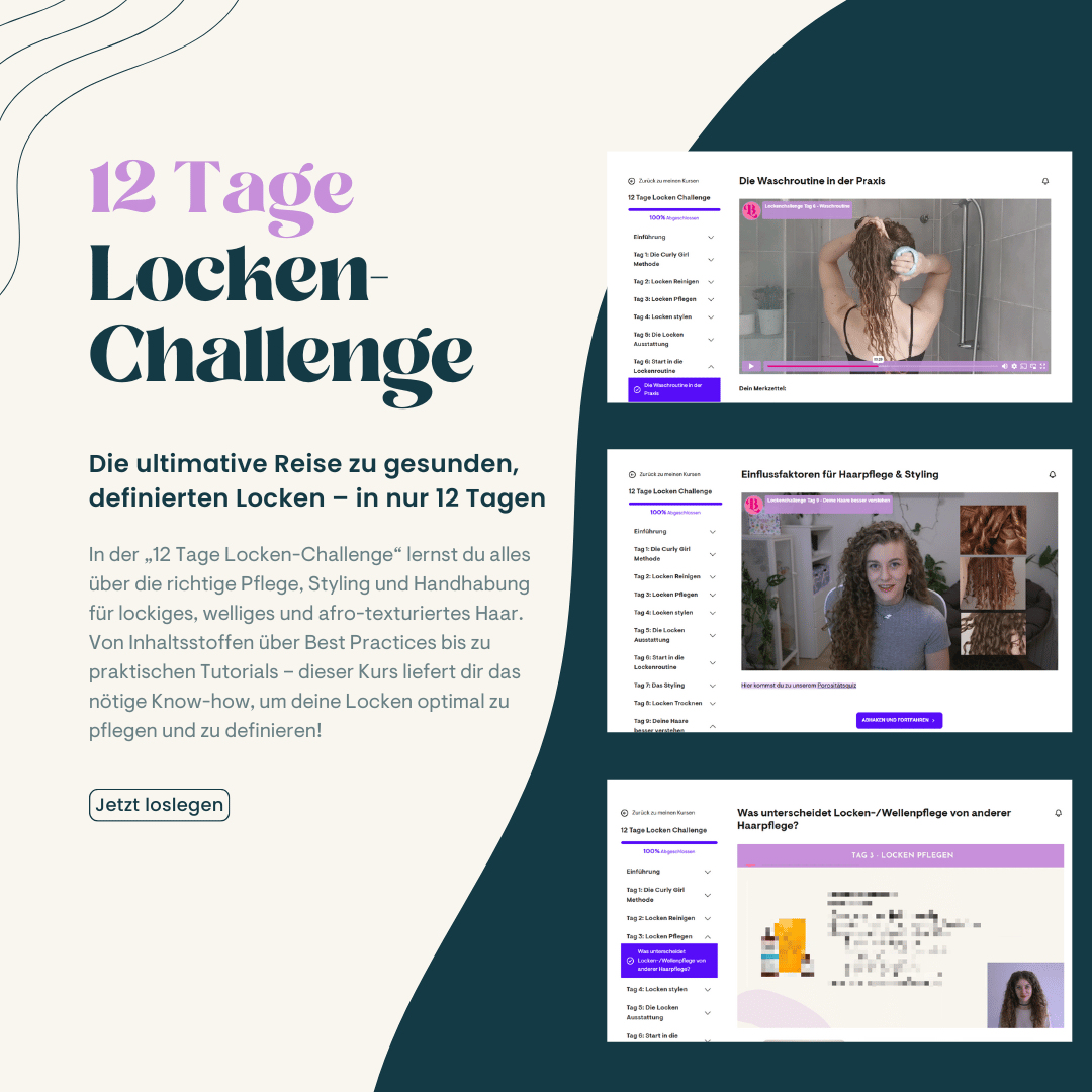 12 Tage Locken Challenge | Video Kurs ebook Lockenbox.com