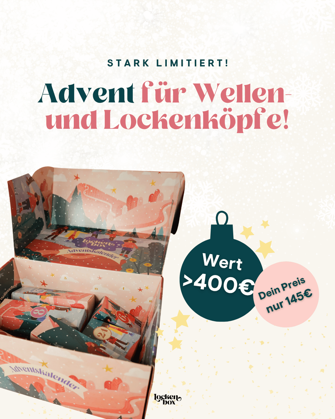 Lockenbox Adventskalender 2026 Vorverkauf Lockenbox.com