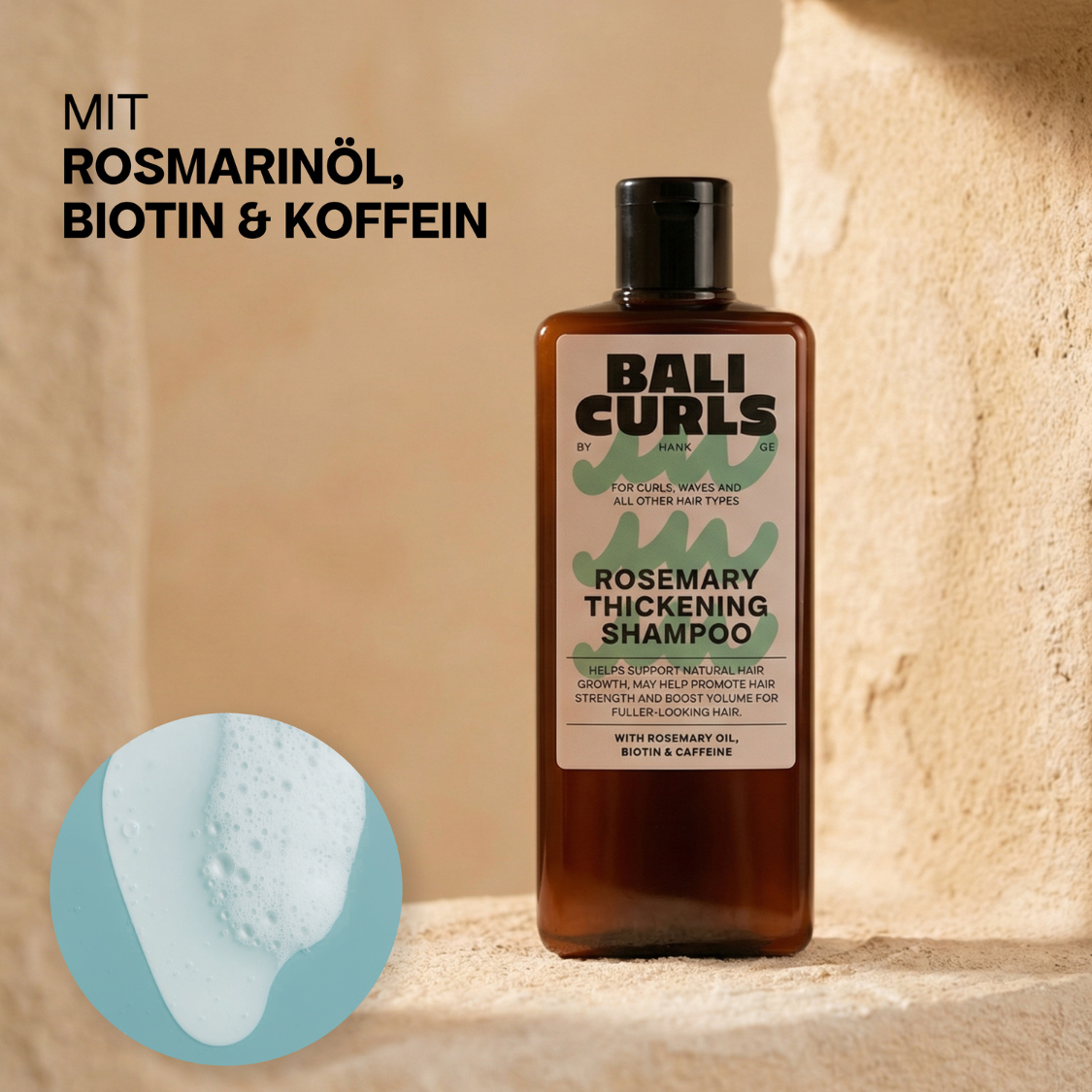 Bali Curls by Hank Ge | Rosemary Thickening Shampoo /200ml