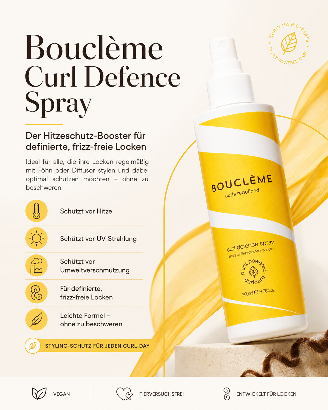 Bouclème | Curl Defence Spray /200ml Spray & Refresh Bouclème