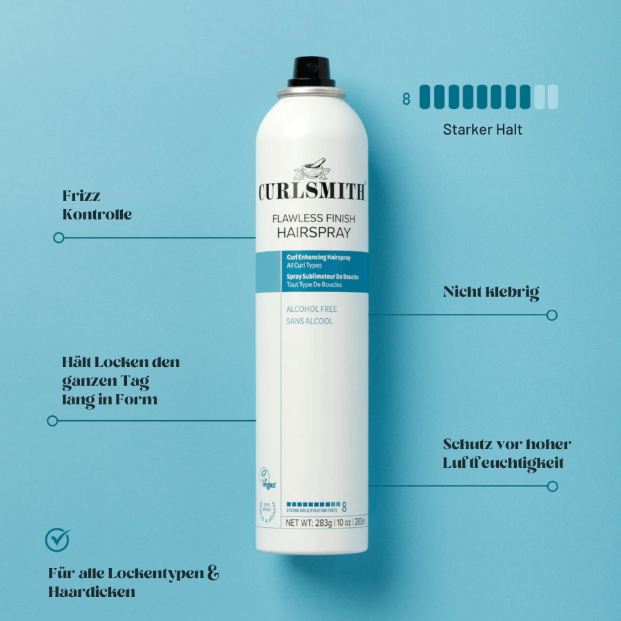 CURLSMITH | Flawless Finish Hairspray - Strong Hold /237ml Spray & Refresh CURLSMITH