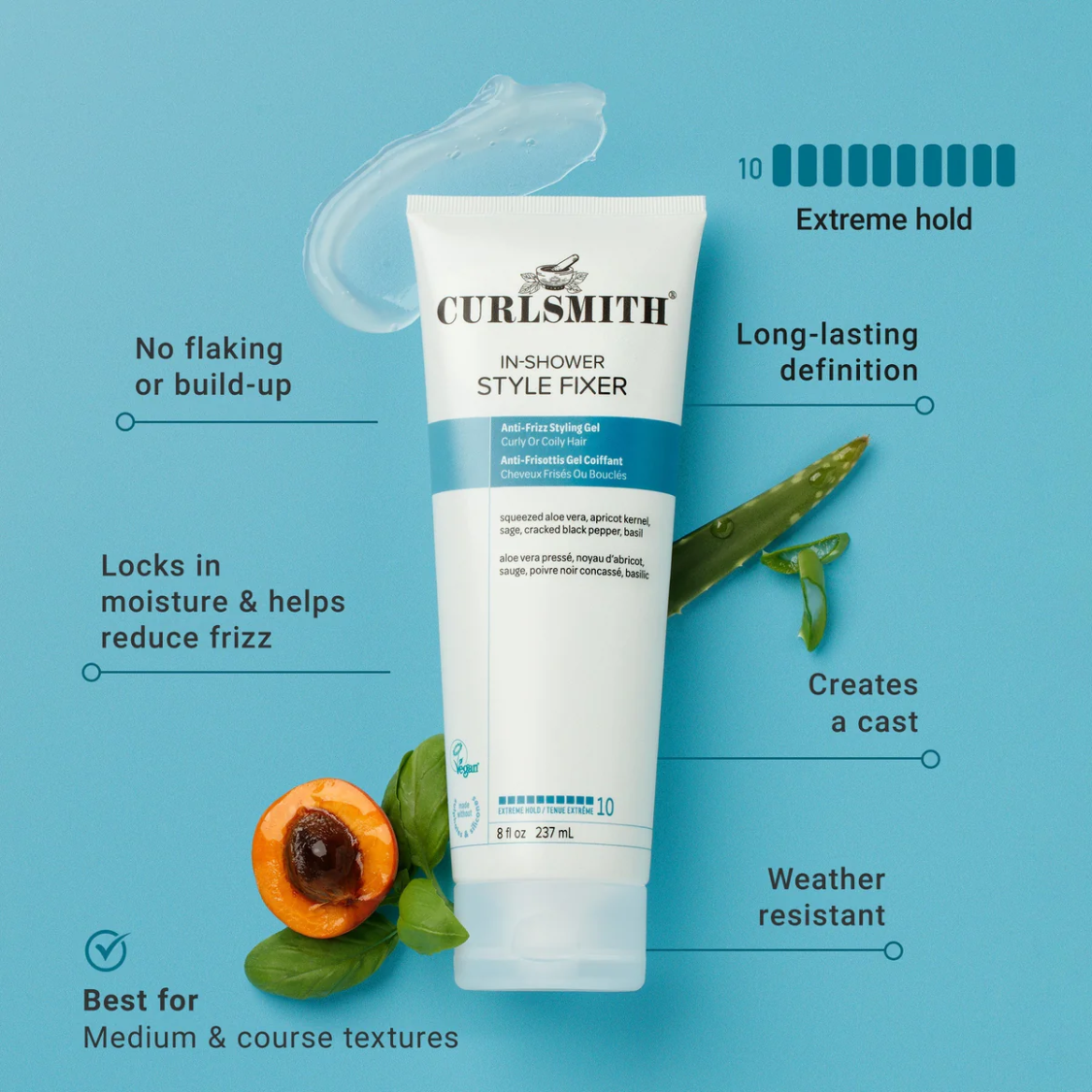 CURLSMITH | In-Shower Style Fixer /ab 59ml Locken Gel CURLSMITH