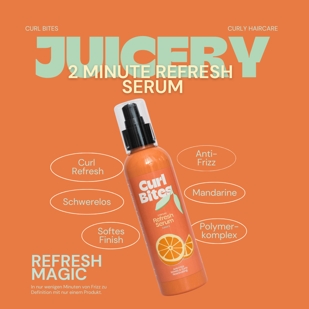 Curl Bites | 2 Minute Refresh Serum /200ml Spray & Refresh Curl Bites