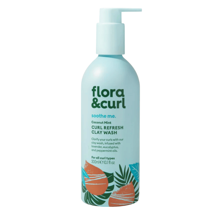 Flora & Curl | Coconut Mint Curl Refresh Clay Wash /300ml Clay Wash Flora & Curl