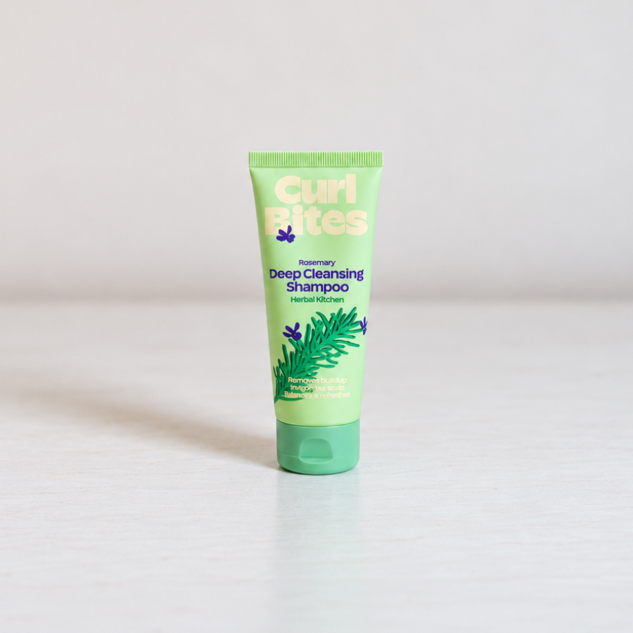 Curl Bites | Rosemary Deep Cleansing Shampoo /ab 75ml Tiefenreinigungsshampoo Curl Bites
