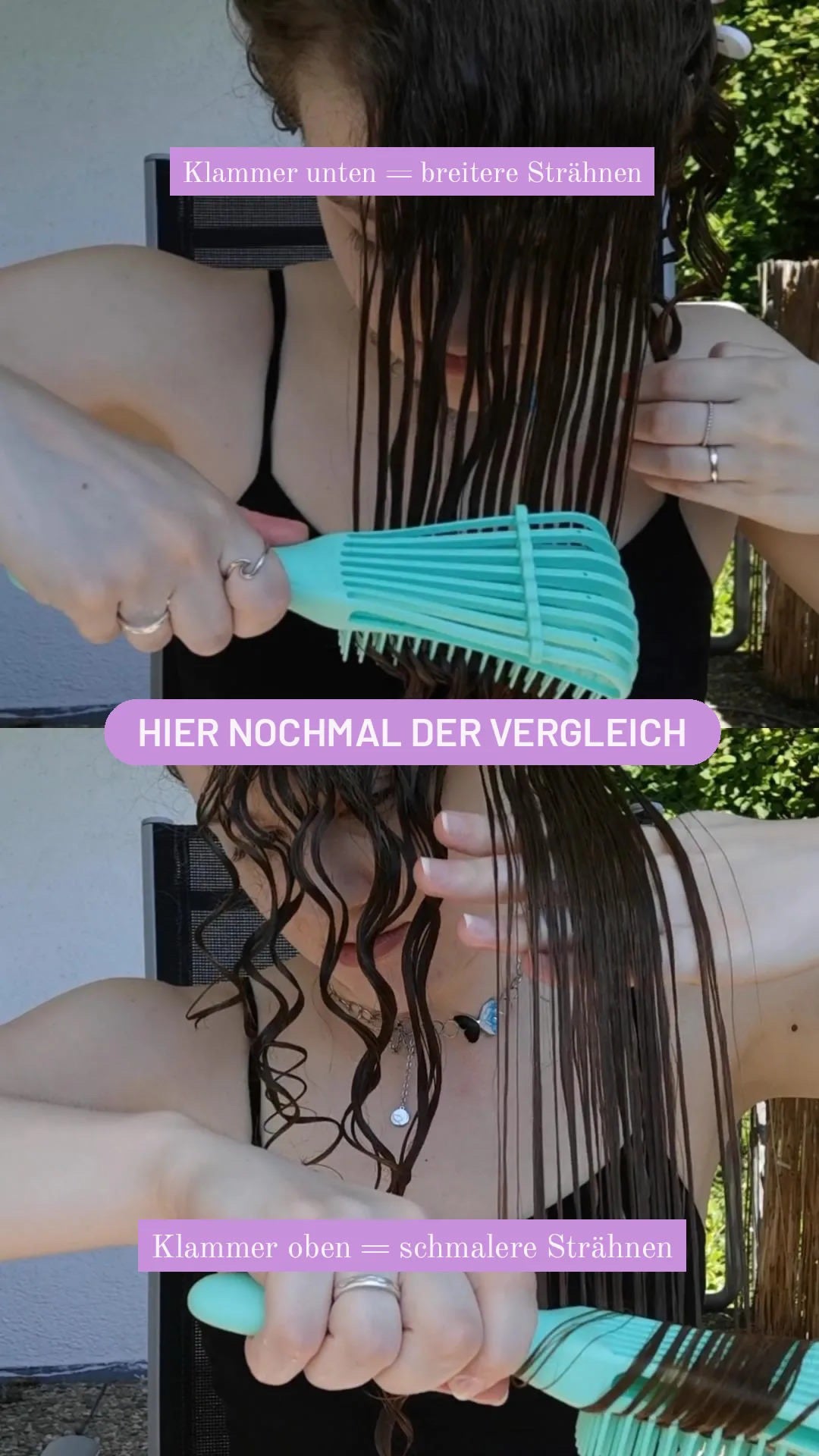 Rainbow Curls | Clump & Define Verstellbare Oktopus Bürste Locken Accessoires Rainbow Curls