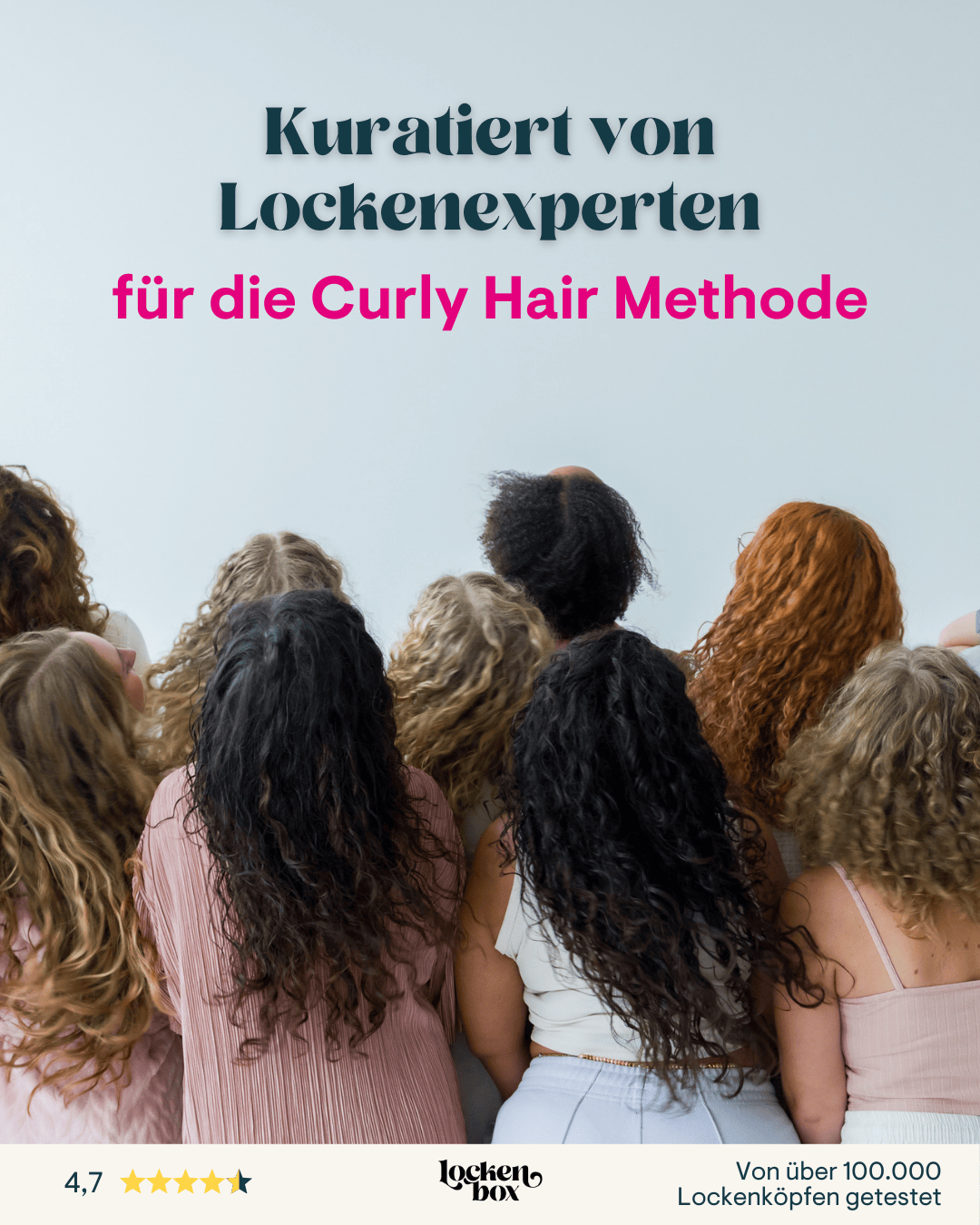 Lockenbox | Curly Hair Box für wellige & lockige Haare Lockenbox