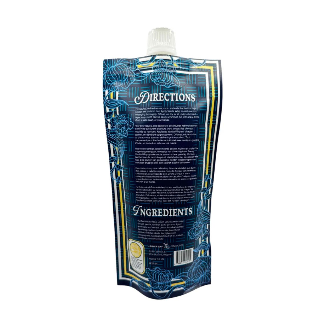 Ecoslay | Vanilla Styling Whip – Firm Hold Gel /237ml Locken Gel Ecoslay