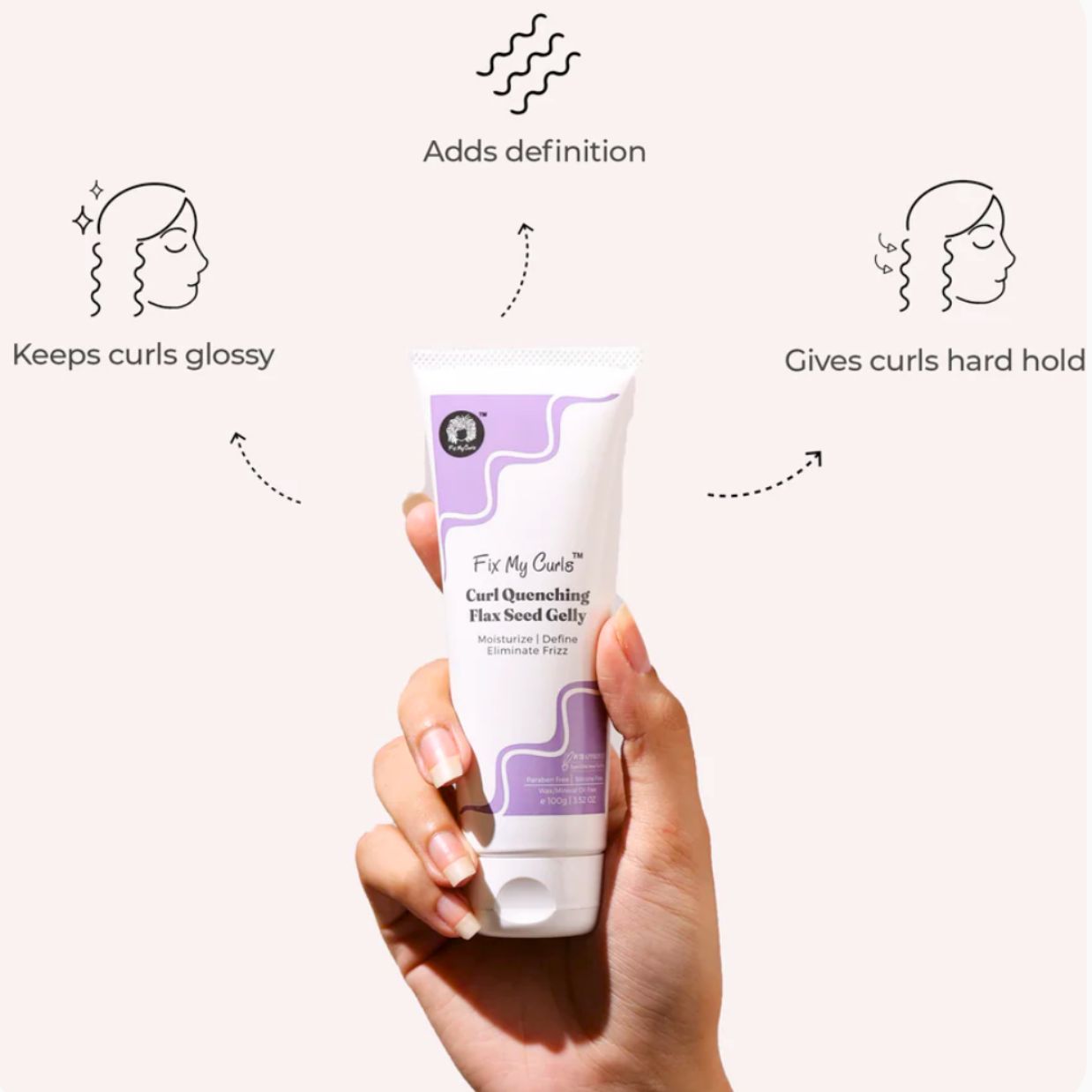 Fix My Curls | Curl Quenching Flax Seed Gelly /200g Locken Gel Fix My Curls