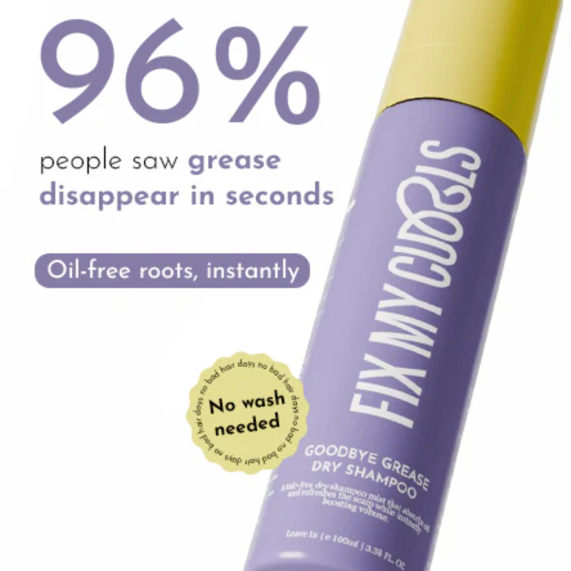 Fix My Curls | Goodbye Grease Dry Shampoo /100ml Trockenshampoo Fix My Curls