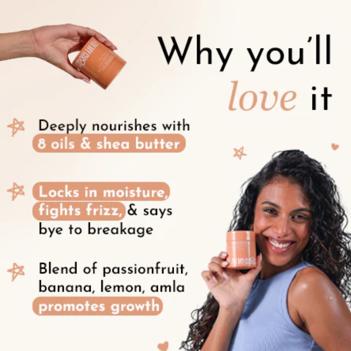 Fix My Curls | Moisture Melt Deep Conditioning Hair Mask /100ml Haarkur Fix My Curls