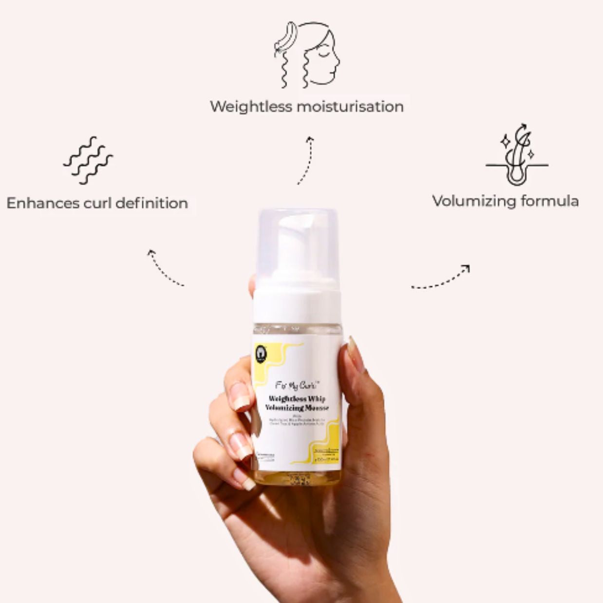 Fix My Curls | Weightless Whip Volumizing Foam /100ml Lockenschaum Fix My Curls