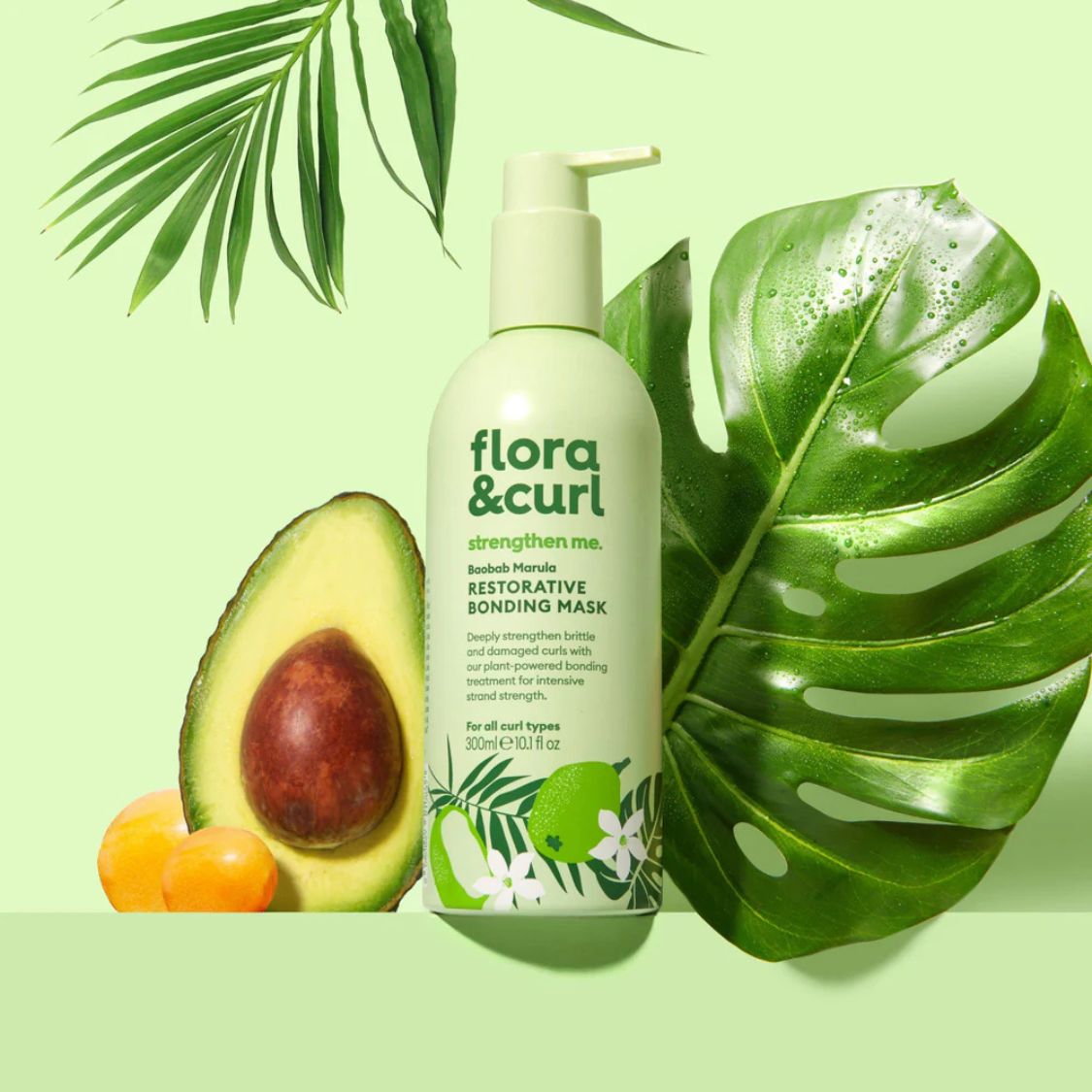 Flora & Curl | Baobab Marula Restorative Bonding Mask /300ml Haarkur Flora & Curl