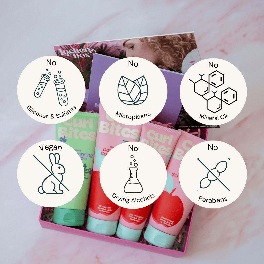 Lockenbox | Curly Hair Box für wellige & lockige Haare Lockenbox