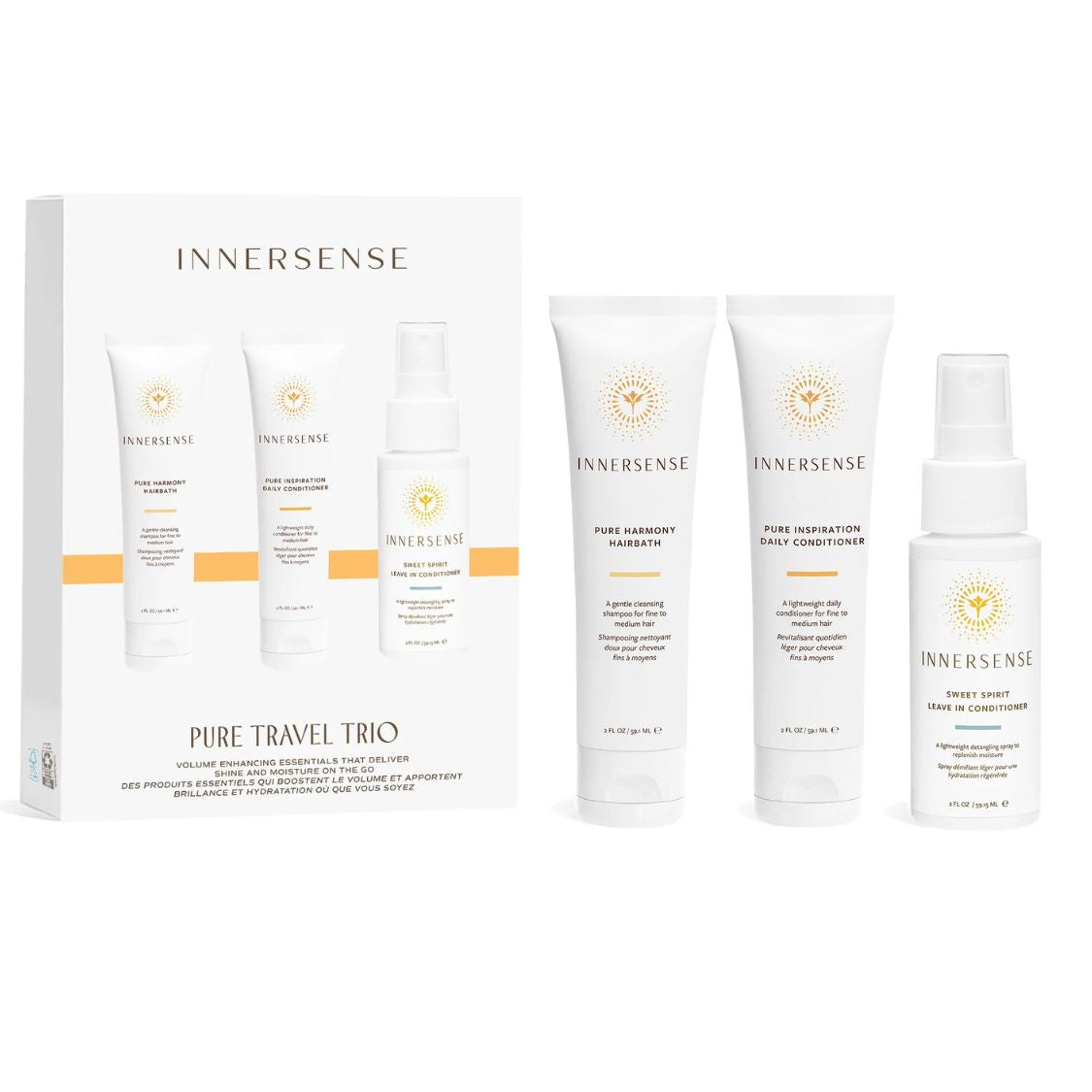 Innersense Organic | Pure Travel Trio Reiseset /59ml Reiseset Innersense