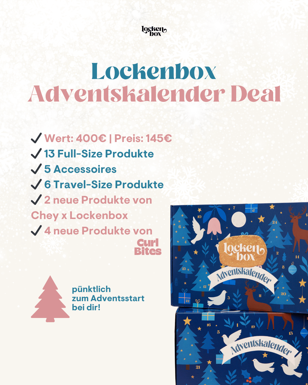 Lockenbox Adventskalender 2025 Vorverkauf Lockenbox.com