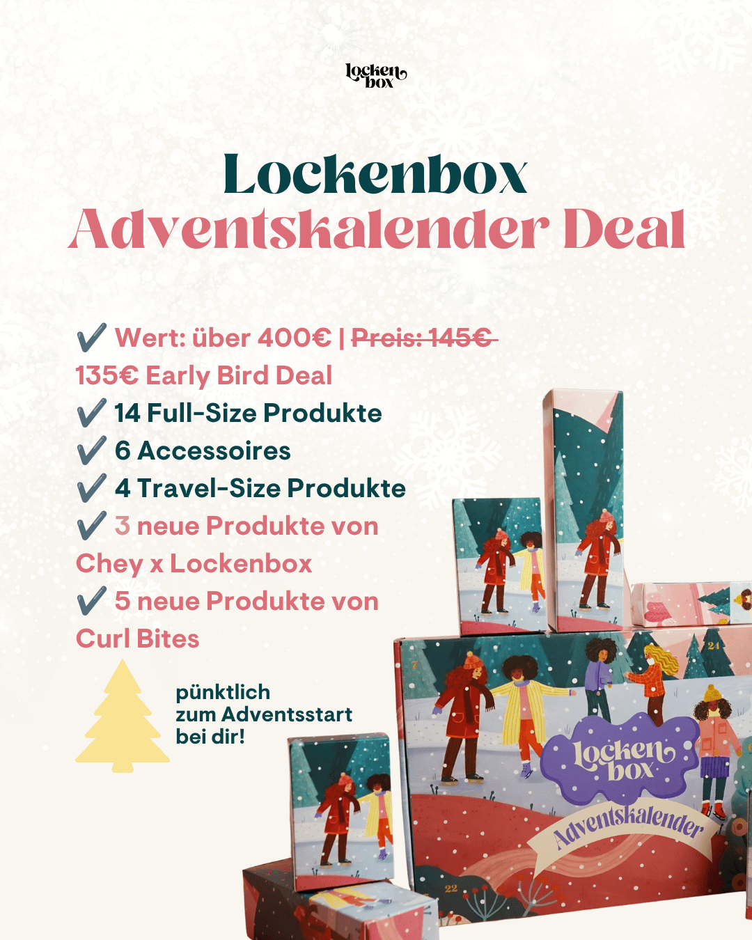 Lockenbox Adventskalender 2026 Vorverkauf Lockenbox.com