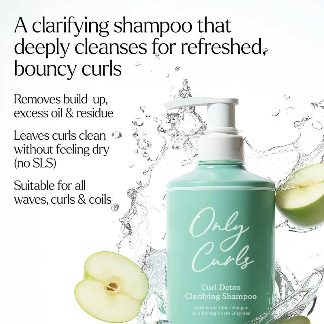 Only Curls | Curl Detox Clarifying Shampoo /200ml Tiefenreinigungsshampoo Only Curls