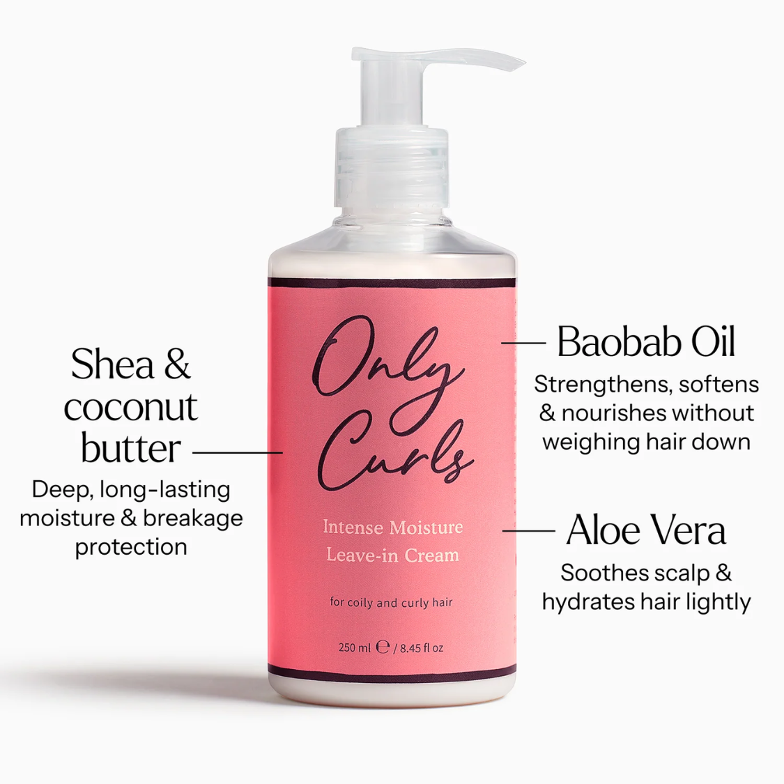 Only Curls | Intense Moisture Leave-in Cream /250ml
