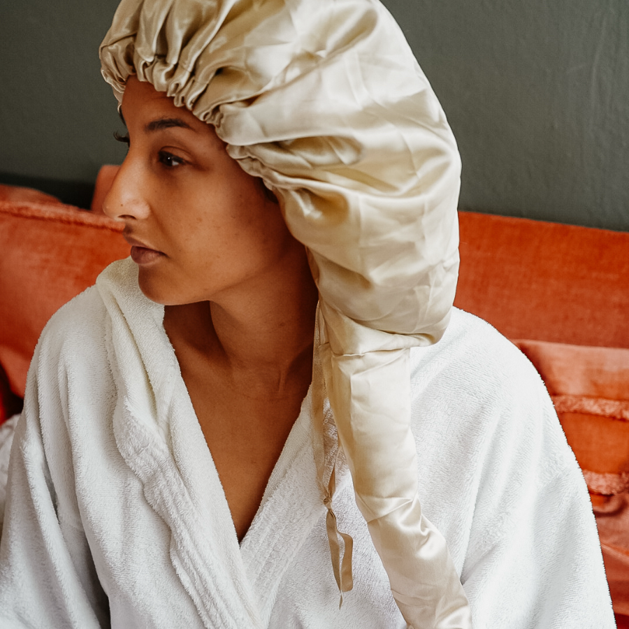 Plush | Satin Diffuser Cap | Aufblasbare Diffusor-Föhnhaube Locken Accessoires Plush