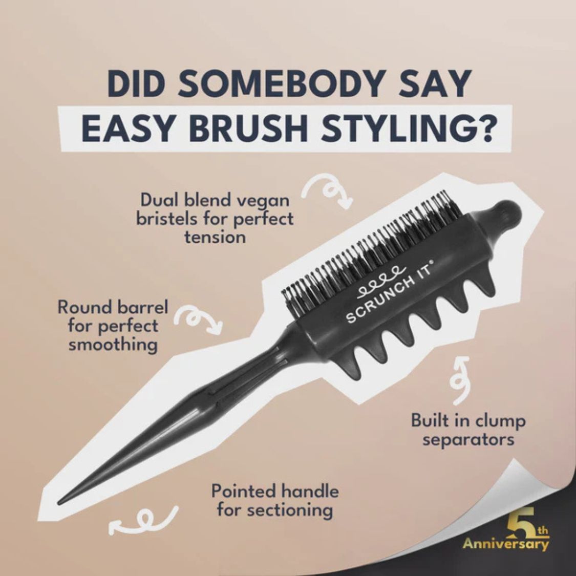 Pretty Curly Girl x Scrunch It | Large Clump Brush Locken Accessoires Pretty Curly Girl