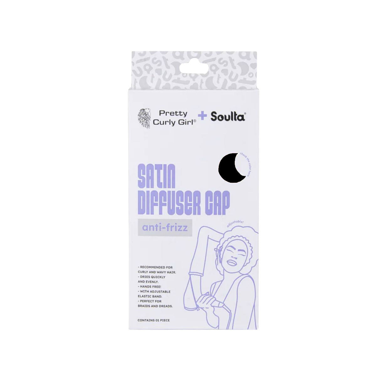Pretty Curly Girl x Soulta | Satin Diffuser Cap Locken Accessoires Pretty Curly Girl