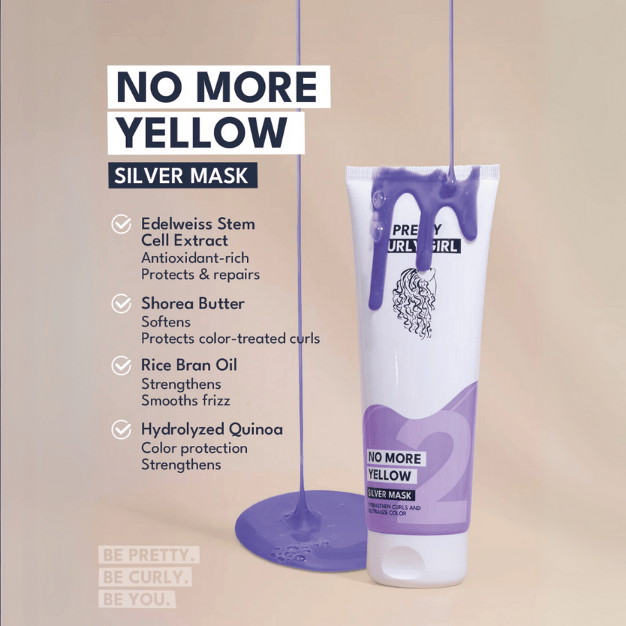 Pretty Curly Girl | No More Yellow Silver Mask /250ml Haarkur Pretty Curly Girl