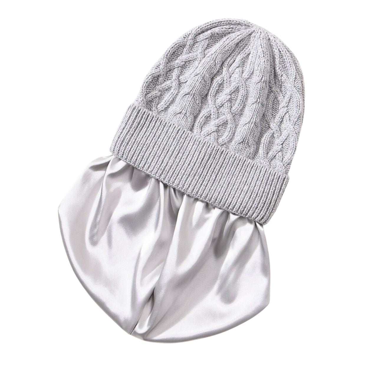 *Abo Reward* Plush | Satingefütterte Mütze mit abnehmbarem Bommel Locken Accessoires Plush