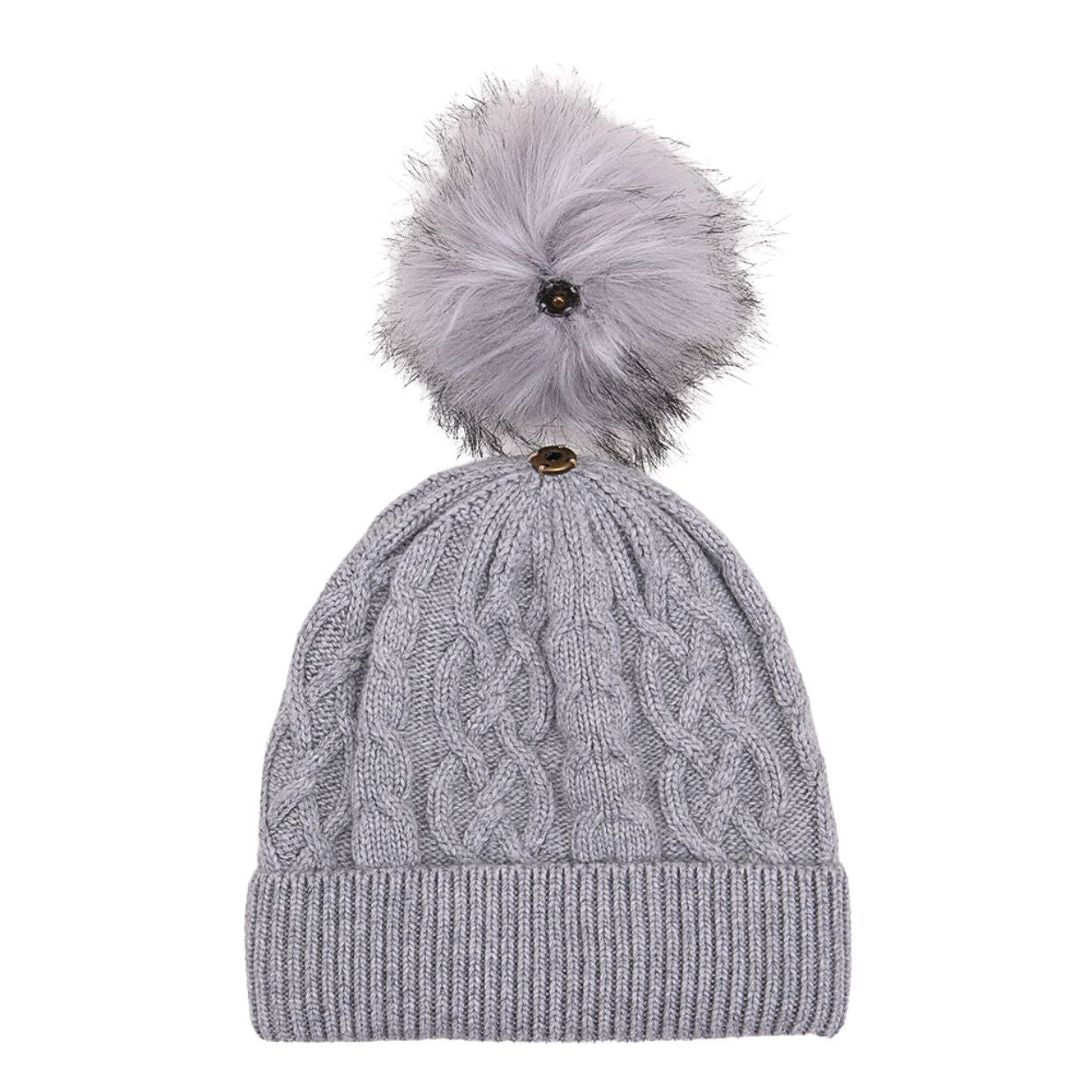 *Abo Reward* Plush | Satingefütterte Mütze mit abnehmbarem Bommel Locken Accessoires Plush