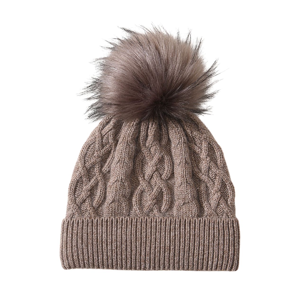 *Abo Reward* Plush | Satingefütterte Mütze mit abnehmbarem Bommel Locken Accessoires Plush