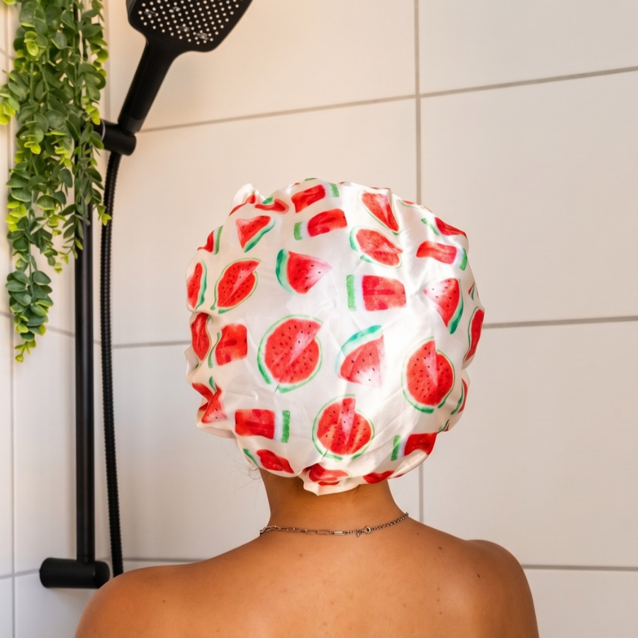 Rainbow Curls | Curly Hair Shower Cap (Duschhaube) Locken Accessoires Rainbow Curls