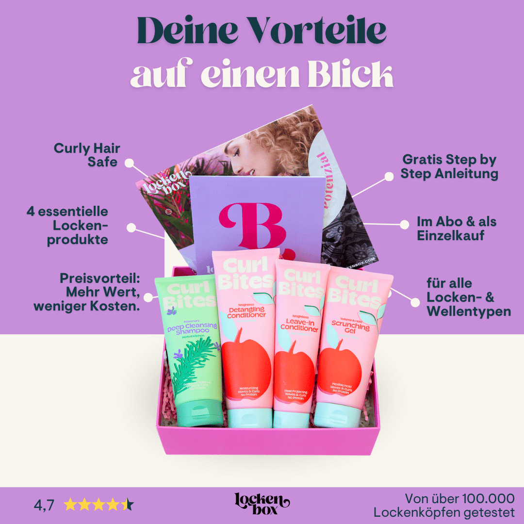 Curly Hair Methode | Locken & Wellen Starter Set Haarpflege-Sets Lockenbox.com