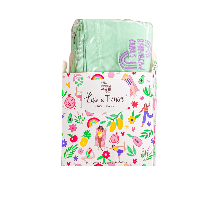 Rainbow Curls | 3x Like a T-shirt Locken Handtuch | Set Alle Farben Bundle Rainbow Curls