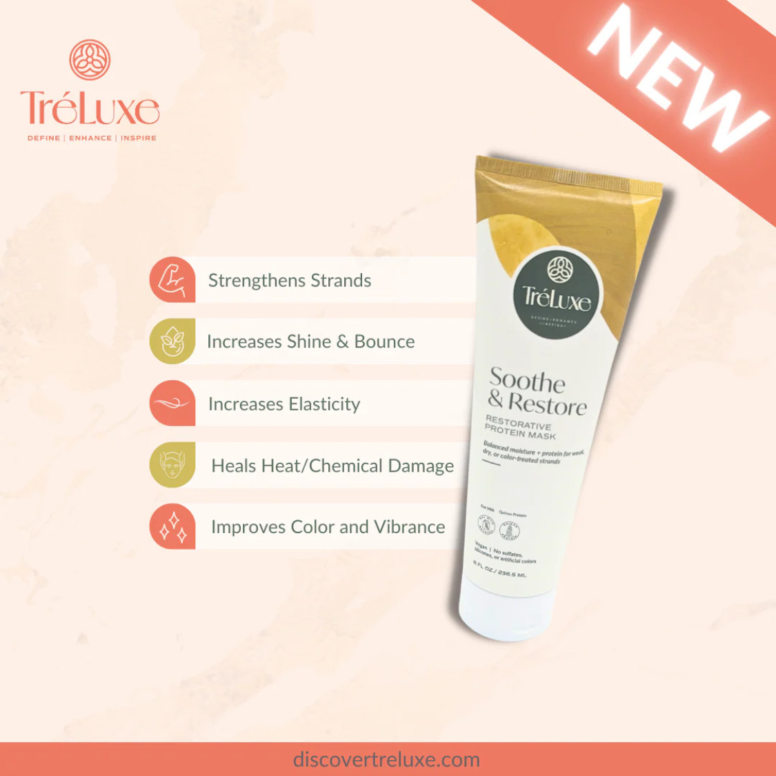 TréLuxe | Soothe & Restore Restorative Protein Mask /237ml