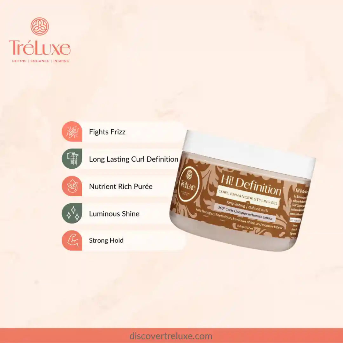TréLuxe | Hi! Definition™️ Curl Enhancer Styling Gel /237ml