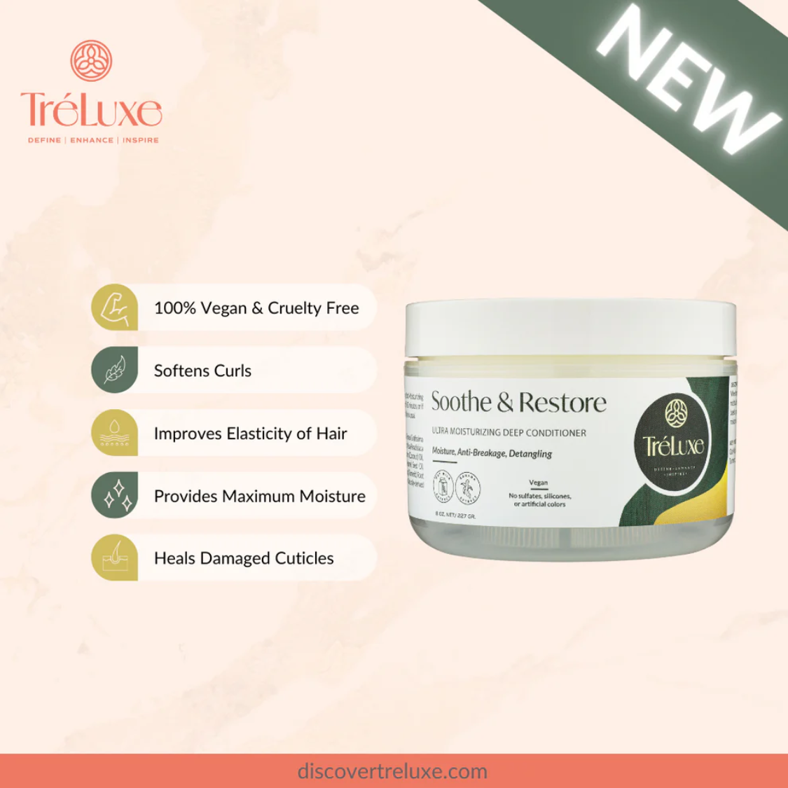 TréLuxe | Soothe & Restore Ultra Moisturizing Deep Conditioner /237ml