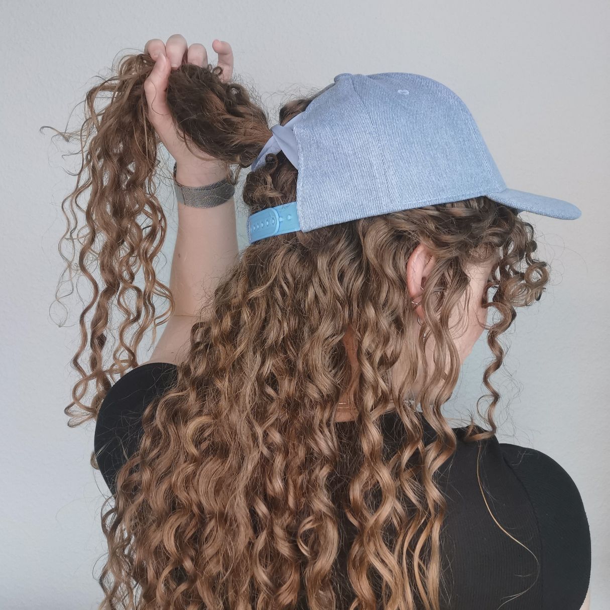 Plush | Satin Curl Cap - X-Öffnung Locken Accessoires Plush