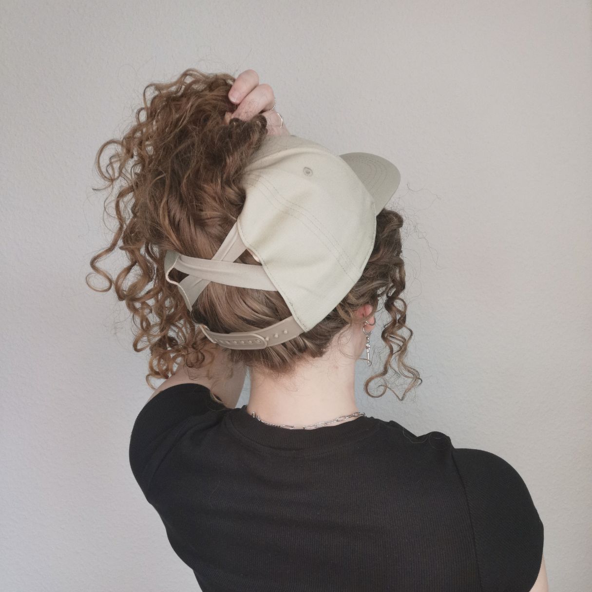 Plush | Satin Curl Cap - X-Öffnung Locken Accessoires Plush