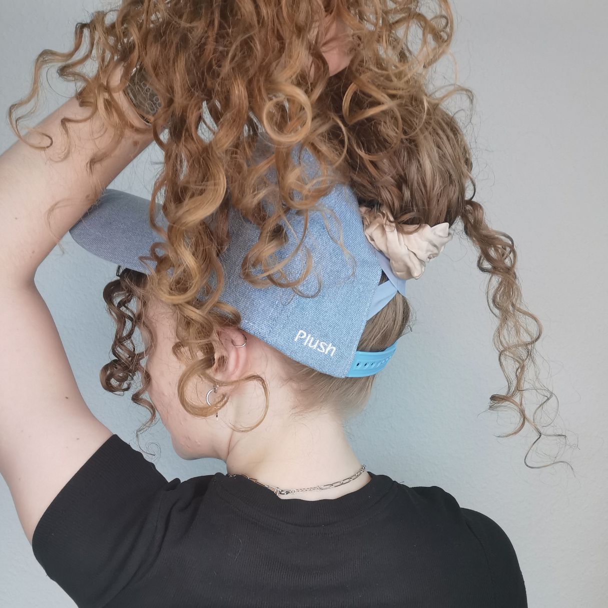 Plush | Satin Curl Cap - X-Öffnung Locken Accessoires Plush