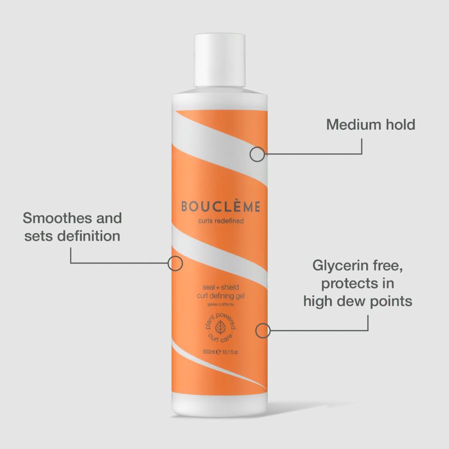 Bouclème | Seal + Shield Curl Defining Gel /300ml Locken Gel Bouclème