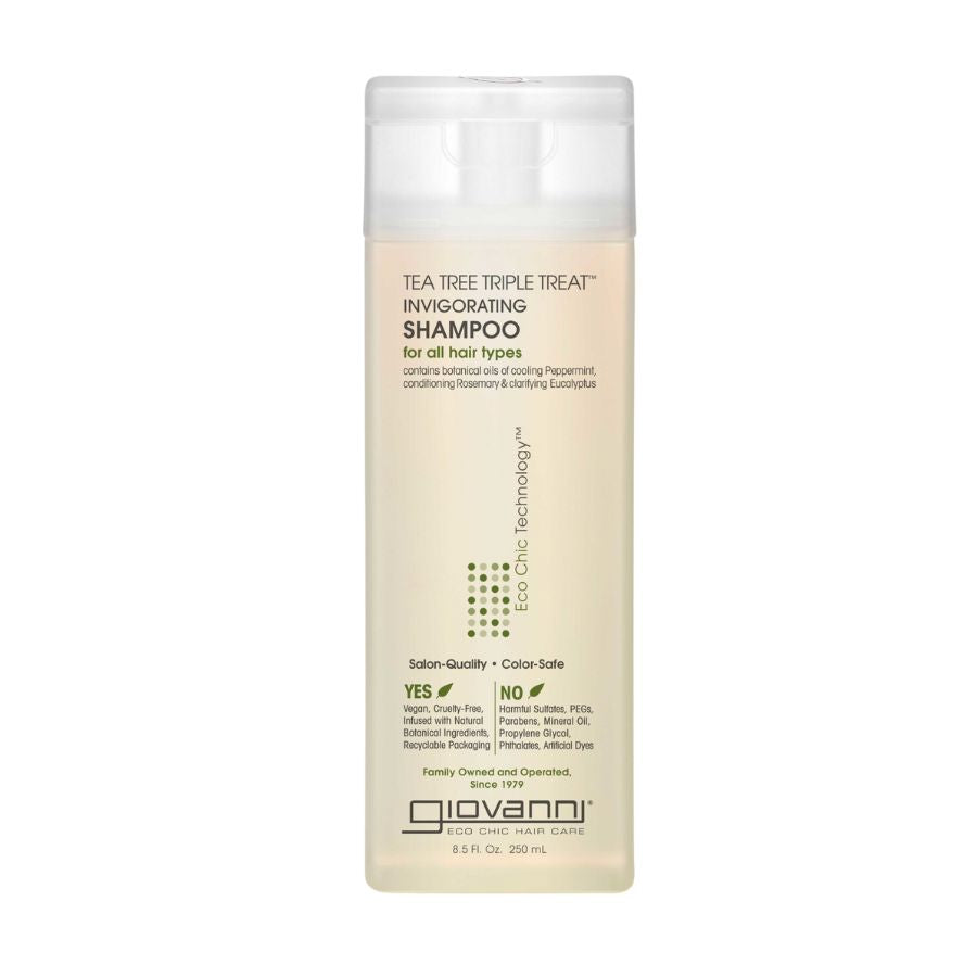 Giovanni | Tea Tree Triple Treat™ Invigorating Shampoo /250ml Mildes Shampoo Giovanni