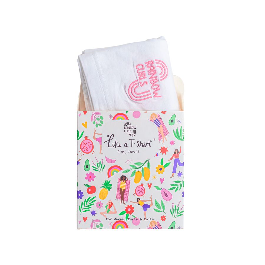 Rainbow Curls | 3x Like a T-shirt Locken Handtuch | Set Alle Farben Bundle Rainbow Curls
