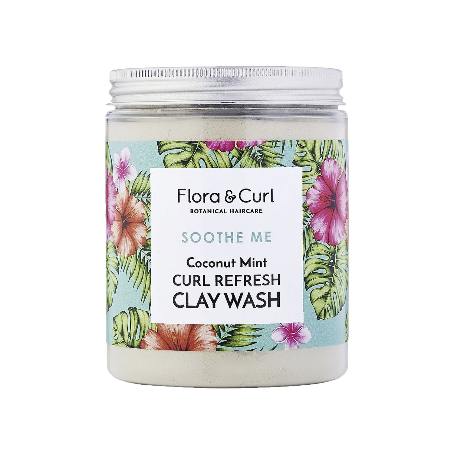 Flora & Curl | Coconut Mint Curl Refresh Clay Wash /260g Clay Wash Flora & Curl