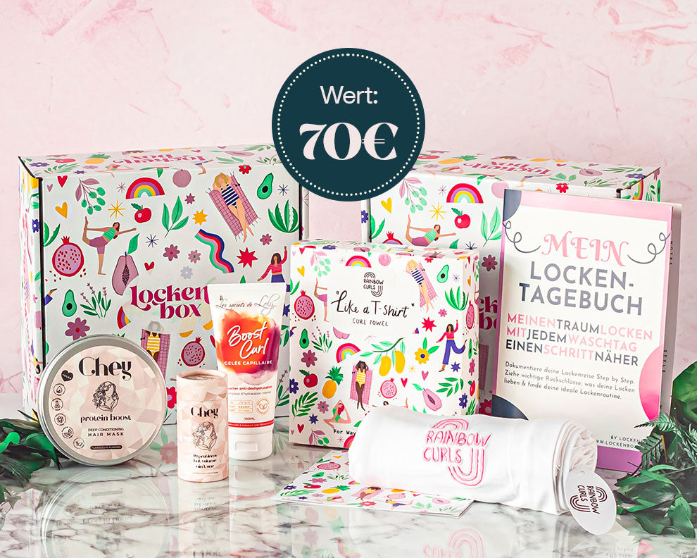 Lockenbox | Haarpflegebox für lockige Haare Beauty Box Lockenbox