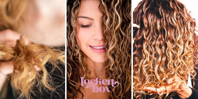 Wellige Haare lockig machen