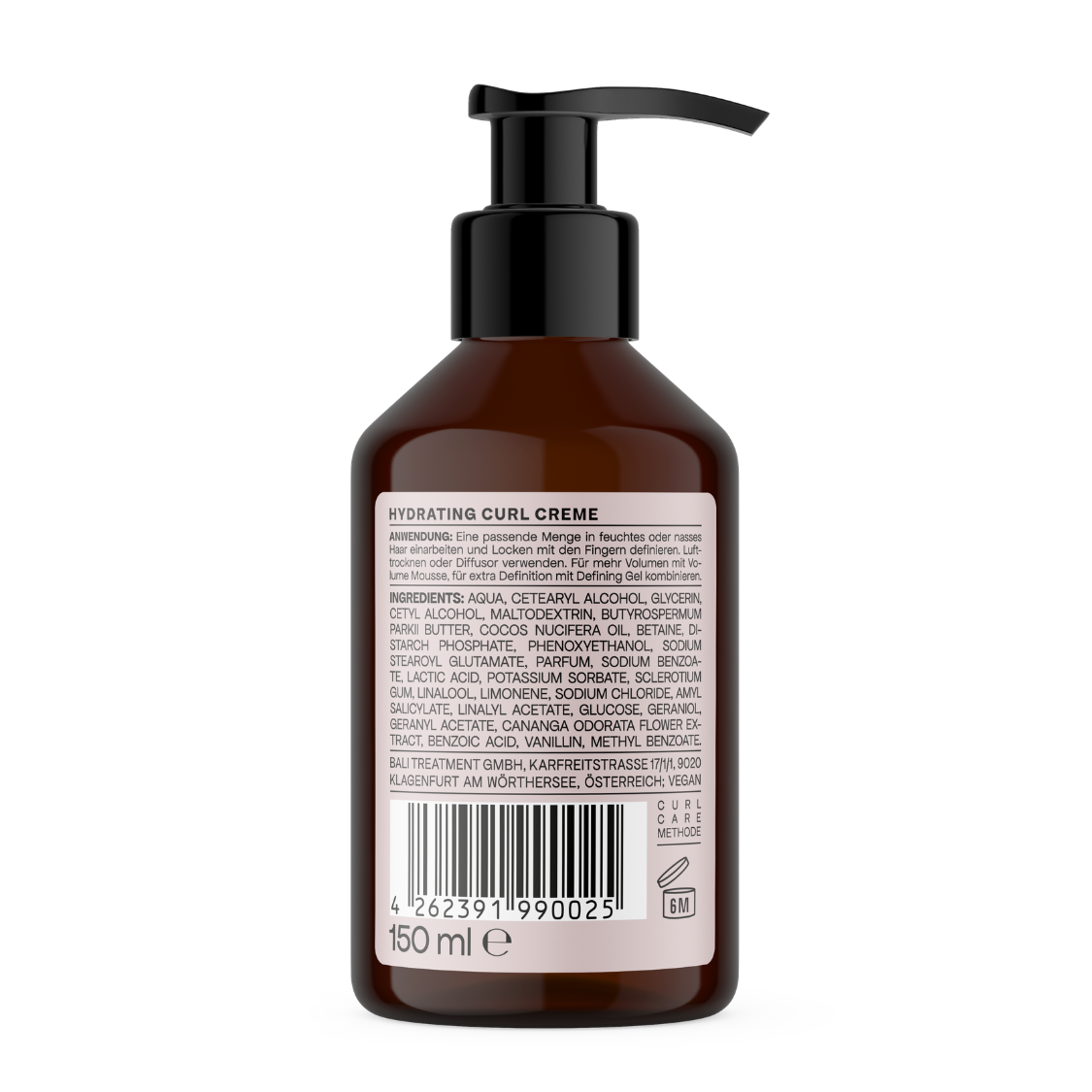 Bali Curls by Hank Ge | Hydrating Curl Cream /150ml