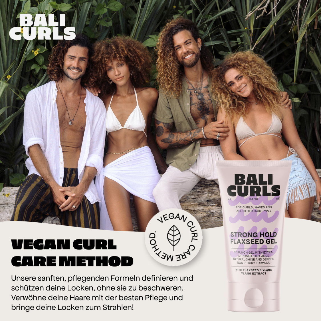 Bali Curls by Hank Ge | Strong Hold Flaxseed Gel /150ml