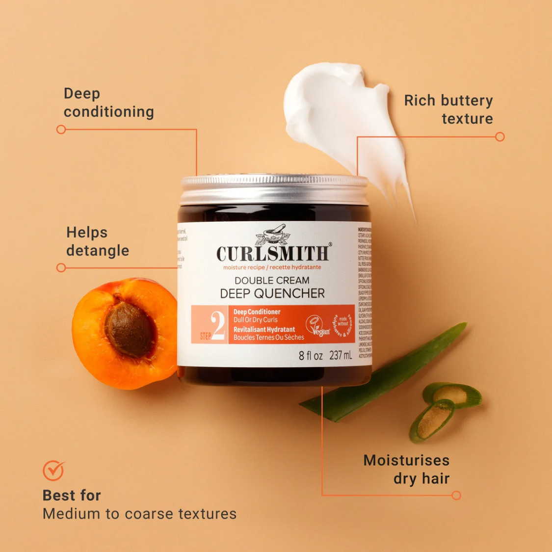 CURLSMITH | Double Cream Deep Quencher /ab 59ml Haarkur CURLSMITH