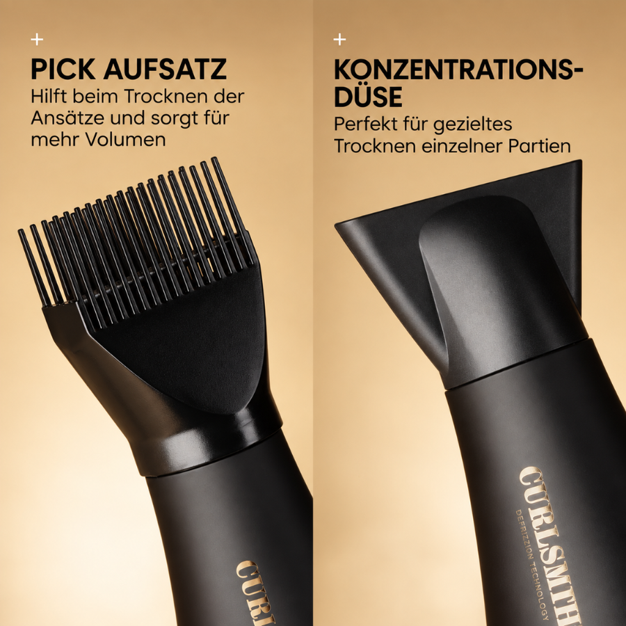 CURLSMITH | Defrizzion Dryer & XXL Diffuser