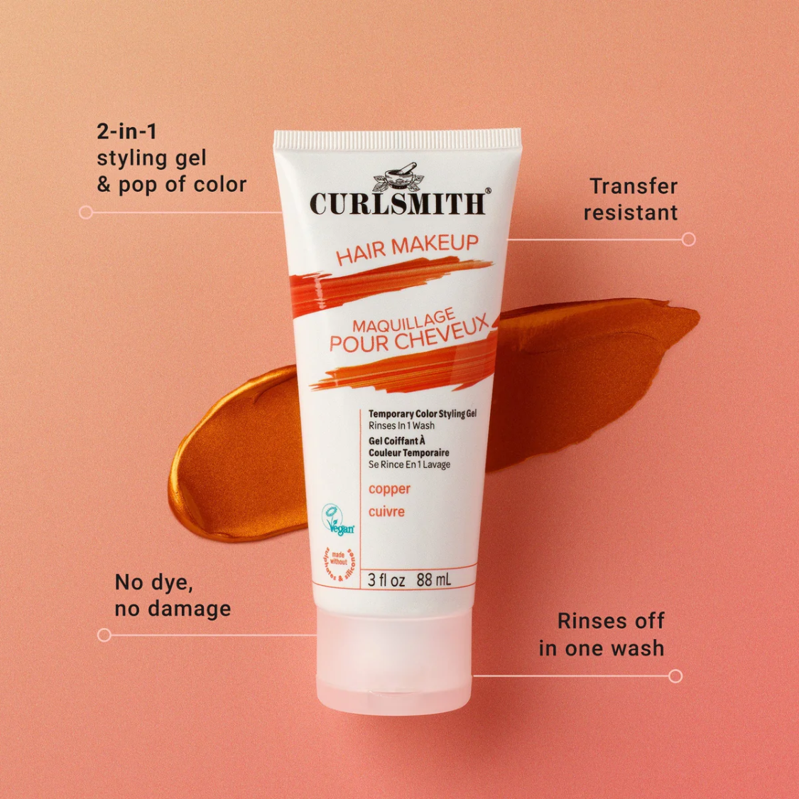 CURLSMITH | Hair Makeup Alle Farben - Vorteils-Bundle /3x 88ml Bundle CURLSMITH